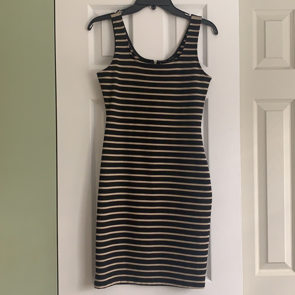 Black and Tan tank dress